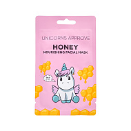 Маска для лица `UNICORNS APPROVE` с экстрактом мёда (питающая) 28 мл