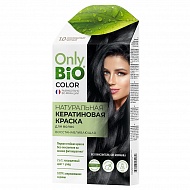 Краска для волос `ONLY BIO COLOR` Кератиновая Роскошный черный 50 мл