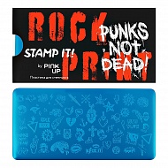 Пластина для стемпинга `PINK UP` `STAMP IT!` ROCK PRINT