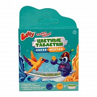 Цветные таблетки для игры в ванной `BAFFY` детские 3+ (синяя и желтая) 2 шт