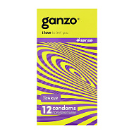Презервативы `GANZO` тонкие 12 шт