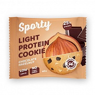 Печенье неглазированное `SPORTY` PROTEIN Шоколад-фундук 40 г