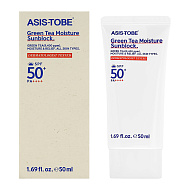 Крем для лица `ASIS-TOBE` солнцезащитный с экстрактом зеленого чая SPF 50+ 50 мл