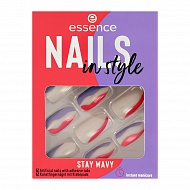 Накладные ногти `ESSENCE` NAIL IN STYLE на клейкой основе тон 13