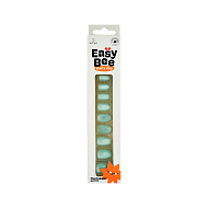 Набор накладных ногтей с клеевыми стикерами `EASYBEE` NAIL DAY Mint Shine (12 шт + клеевые стикеры 24 шт)