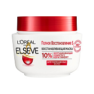 Маска для волос `LOREAL` `ELSEVE` ПОЛНОЕ ВОССТАНОВЛЕНИЕ 5 для поврежденных волос 300 мл