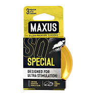 Презервативы `MAXUS` точечно-ребристые 3 шт