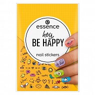 Наклейки для ногтей `ESSENCE` HEY, BE HAPPY символы и рисунки