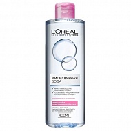 Мицеллярная вода `LOREAL` `SKIN EXPERT` для сухой и чувствительной кожи 400 мл