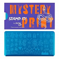 Пластина для стемпинга `PINK UP` `STAMP IT!` MYSTERY PRINT