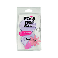 Пуховка для макияжа `EASYBEE` BEAUTY DAY универсальная ромб