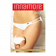 Трусы женские `INNAMORE` UNDERWEAR танга из хлопка (bianco, 3)