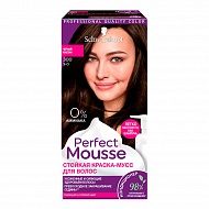 Краска-мусс для волос `PERFECT MOUSSE` тон 300 (черный каштан) 35 мл