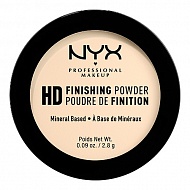 Пудра компактная для лица `NYX PROFESSIONAL MAKEUP` HIGH DEFINITION FINISHING POWDER мини тон 02 Banana