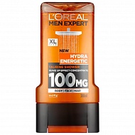 Гель для душа `LOREAL` `MEN EXPERT` ГИДРА ЭНЕРГЕТИК бодрящий 300 мл