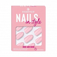 Накладные ногти `ESSENCE` NAIL IN STYLE на клейкой основе тон 14