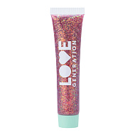 Глиттер-гель для лица `LOVE GENERATION` WE LOVE GLITTER тон 03 Glimmering galaxy
