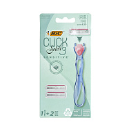 Станок для бритья `BIC` `CLICK 3 SOEIL` SENSETIVE со сменными кассетами 2 шт