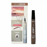 Маркер для бровей `NOVO` TATTOO BROW тон 01 light brown