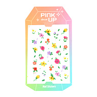 Наклейки для ногтей `PINK UP` `DECOR` NAIL STICKERS переводные тон 11