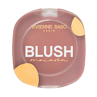 Румяна для лица `VIVIENNE SABO` MACARON матовые тон 04 Натурально-розовый