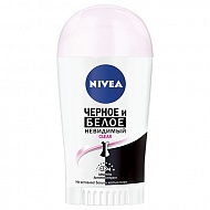 Део-стик жен. `NIVEA` ЧЕРНОЕ И БЕЛОЕ Невидимый Clear (антиперспирант) 40 мл