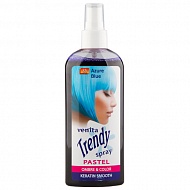 Спрей для волос красящий `VENITA` TRENDY COLOR тон Azure blue 75 мл