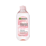Мицеллярная вода `GARNIER` розовая (для тусклой и чувствительной кожи) 400 мл