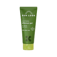 Гель для лица и тела `SUN LOOK` успокаивающий с алоэ после загара 150 г