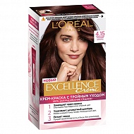 Крем-краска для волос `LOREAL` `EXCELLENCE` тон 4.15 (Морозный шоколад)