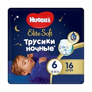 Подгузники-трусики `HUGGIES` ELITE SOFT 15-25 кг 16 шт