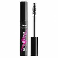 Тушь для ресниц `NYX PROFESSIONAL MAKEUP` WORTH THE HYPE (черная)