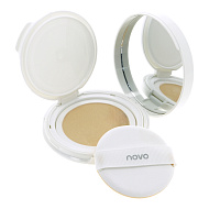 Основа-кушон тональная для лица `NOVO` SOFT MIST LOCKING CUSHION CREAM Тон 03