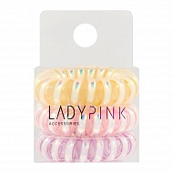 Набор резинок `LADY PINK` `BASIC` SLINKY box 3 шт