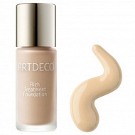 Основа тональная для лица `ARTDECO` RICH TREATMENT FOUNDATION светоотражающая тон 10