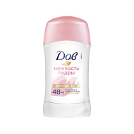 Део-стик жен. `DOVE` НЕЖНОСТЬ ПУДРЫ (антиперспирант) 40 мл