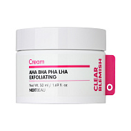 Крем для лица `NEXTBEAU` CLEAR BLEMISH отшелушивающий с кислотами 50 мл