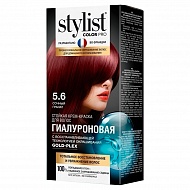 Крем-краска для волос `STYLIST COLOR PRO` Тон 5.6 Сочный гранат (гиалуроновая) 115 мл