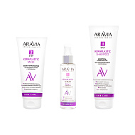 Набор для ухода за волосами и кожей головы `ARAVIA` LABORATORIES KERATIN TREATMENT HAIR шампунь 250 мл, маска 200 мл, сыворотка 110 мл