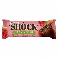 Батончик глазированный `FITNES SHOCK` VEGAN Малина 45 г