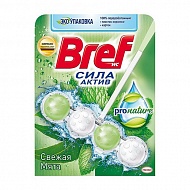 Подвеска для унитаза `BREF` PRO NATURE Свежая мята 50 г