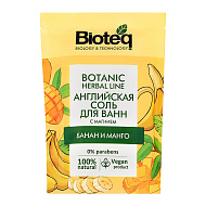 Соль для ванн `BIOTEQ` английская Банан и манго (с магнием) 500 г