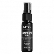 Спрей-фиксатор макияжа `NYX PROFESSIONAL MAKEUP` MATTE FINISH SETTING SPRAY мини матирующий 18 мл