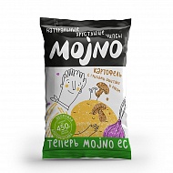 Чипсы натуральные `MOJNO` из картофеля, грибов шиитаке и лука со сметаной 75 г