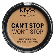 Крем-пудра для лица `NYX PROFESSIONAL MAKEUP` CAN`T STOP WON`T STOP компактная тон Beige