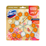 Подвеска для унитаза `DOMESTOS` POWER 5 TRIO Экзотический букет