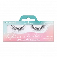 Накладные ресницы `ESSENCE` 3D FAUX MINK LASHES тон 01