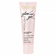 Хайлайтер для лица `EVELINE` GLOW AND GO тон Candy