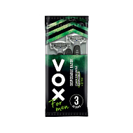 Станок для бритья одноразовый `VOX` FOR MEN с тройным лезвием 4 шт