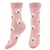 Носки `SOCKS` Funny dog pink р-р единый